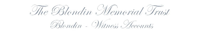Blondin - Witness Accounts