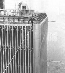 Philippe Petit, World Trade Center, 1974