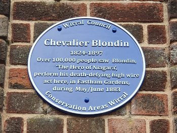 Blue plaque in Eastham