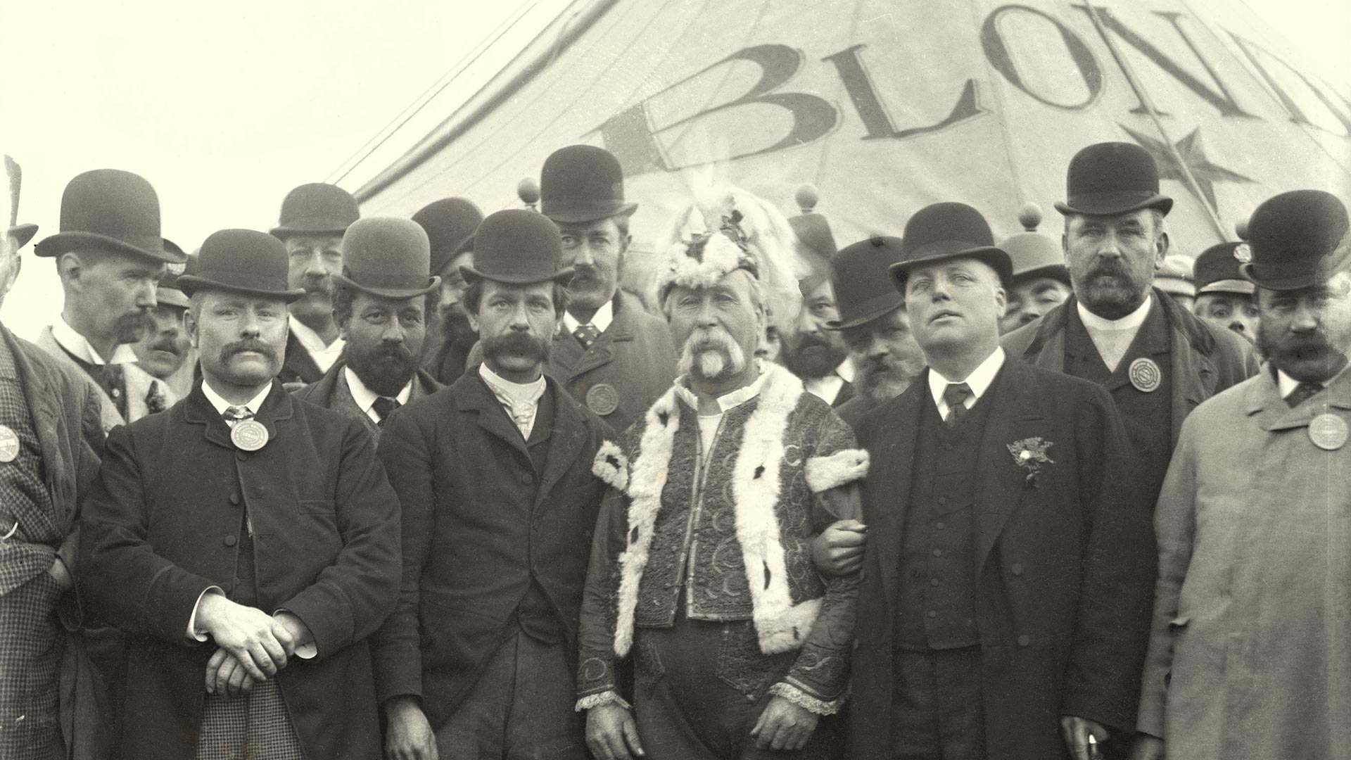 Blondin at East Somerset Agricultural Society Show, Bruton, 13 October 1892