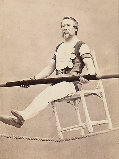 Blondin on the Chair