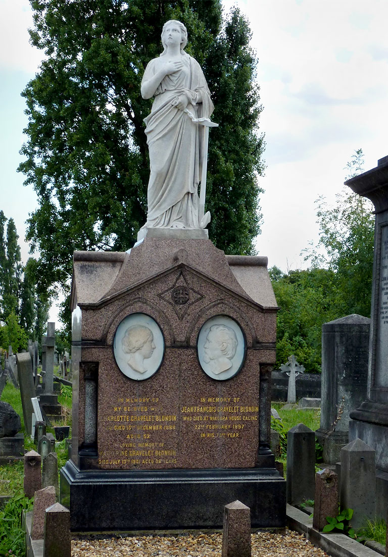 Blondin's gravestone