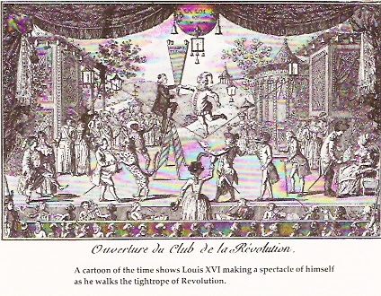 Cartoon of Louis XVI